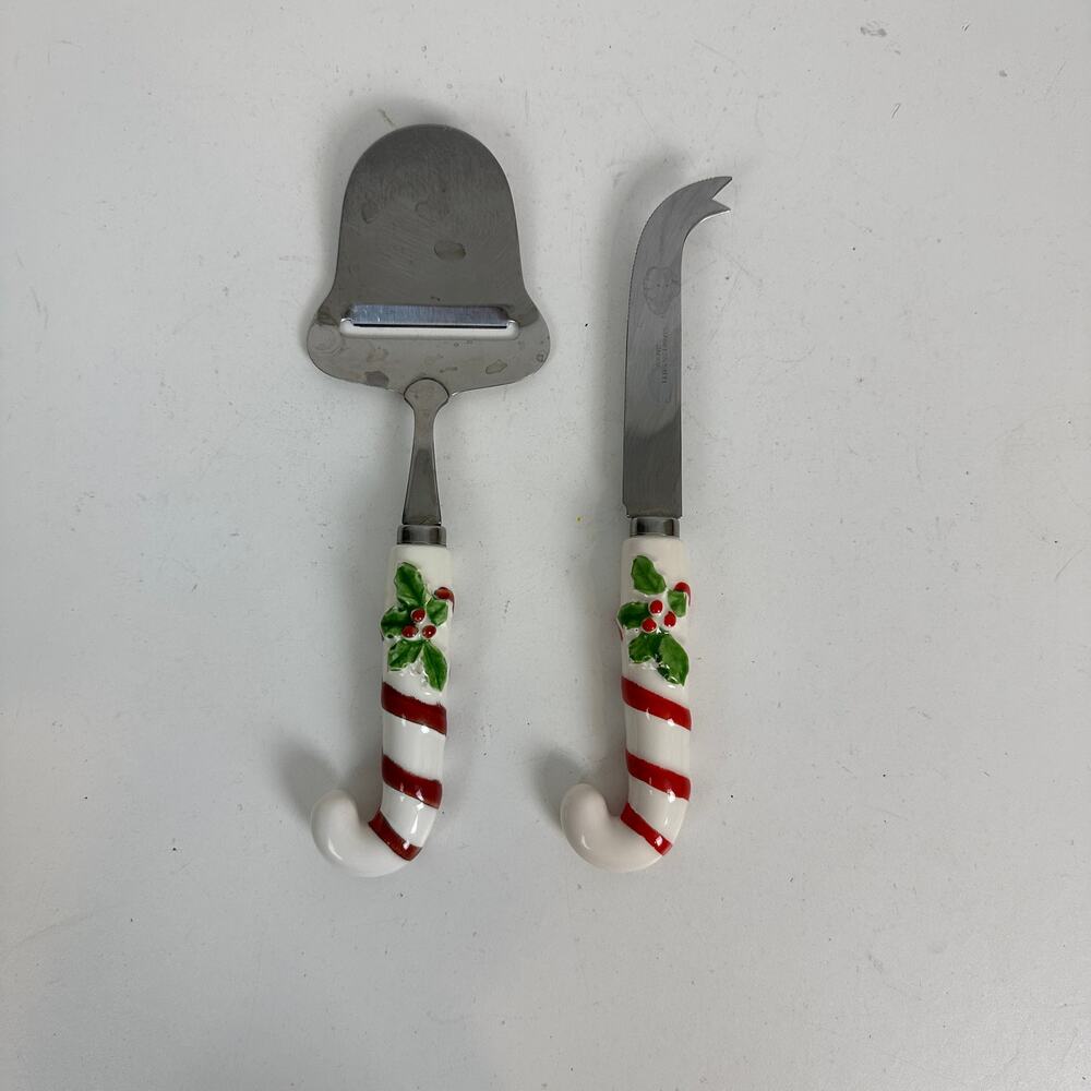 Cheese Knife Set 8” Japan Stainless Steel Christmas Holiday Kitchen Dining Decor